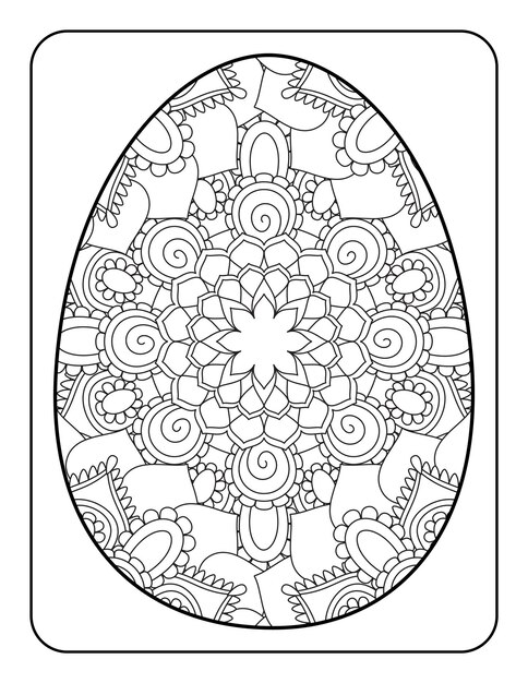 Easter egg kolorowanki Easter Bunny kolorowanki Strona kolorowanka dla dorosłych i dzieci