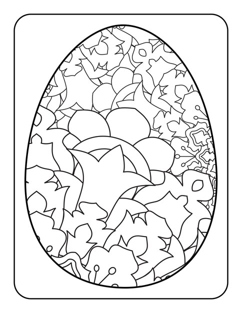 Easter egg kolorowanki Easter Bunny kolorowanki Strona kolorowanka dla dorosłych i dzieci