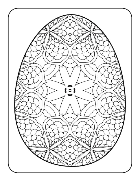 Easter egg kolorowanki Easter Bunny kolorowanki Wielkanoc kolorowanki dla dorosłych i dzieci
