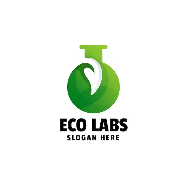 Eco Labs Gradient Logo Szablon