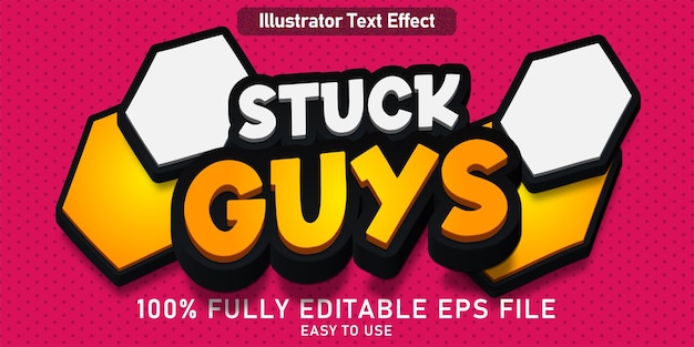 EDIT TABLE TEXT Efekty Stuck Guys