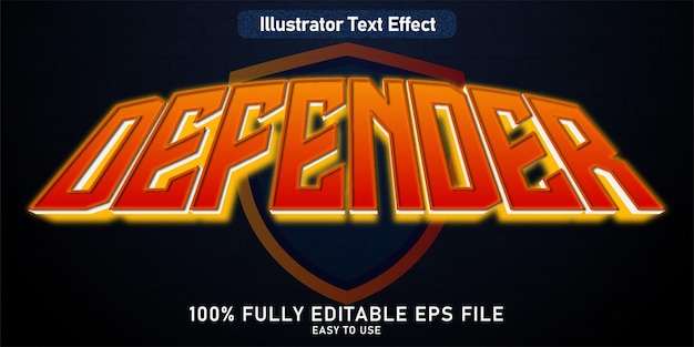 Edit Table Text Effect Defender