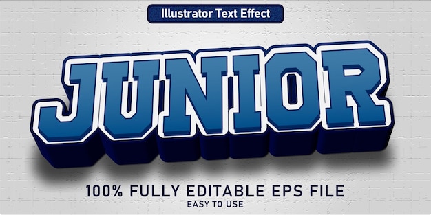 Edit Table Text Effect Junior