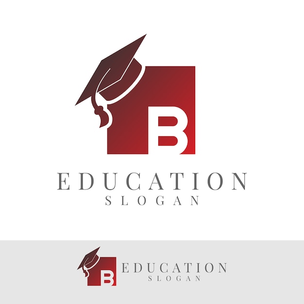 Edukacja początkowa litera B Projekt logo