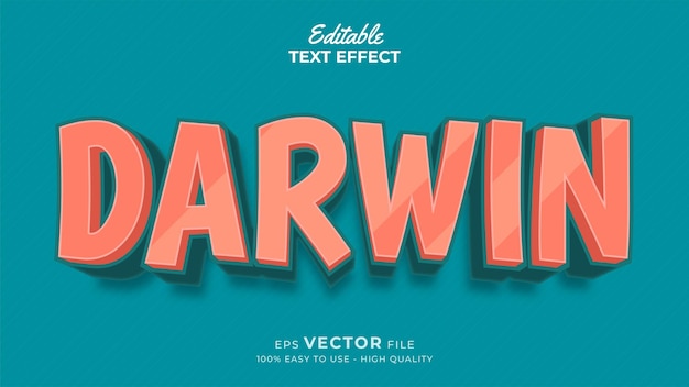 Edytowalna premia z efektem tekstowym Australia Day w stylu kreskówki