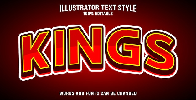 Edytowalni Królowie Efektów Tekstowych