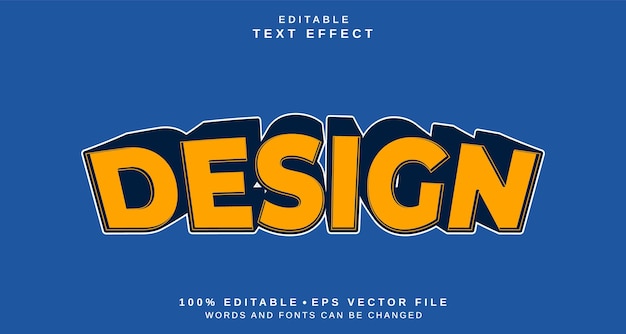 Edytowalny efekt stylu tekstu Zaprojektuj motyw stylu tekstu