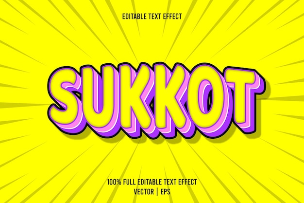 Edytowalny Efekt Sukkot