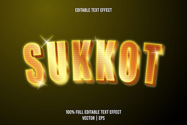 Edytowalny Efekt Sukkot