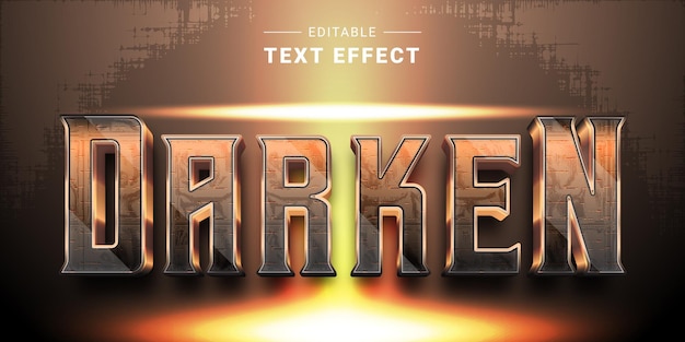 Edytowalny efekt tekstowy dla ilustratora Efekt tekstowy logo gier