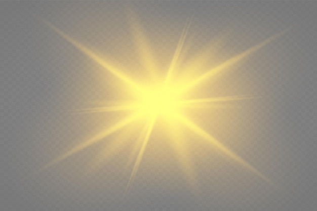 Efekt Blasku światła Ilustracja Wektorowa Boże Narodzenie Błysk Przezroczyste świecące Słońce Jasne Błysk