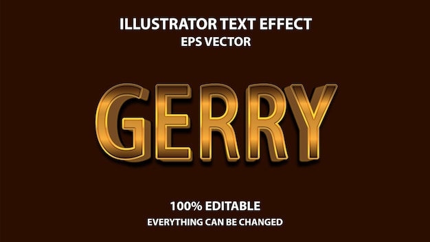 Efekt Edytowanego Tekstu Gerry