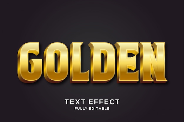 Efekt Premium W Stylu Royal Gold Text