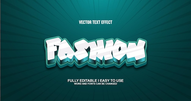 Efekt stylu tekstu edytowalnego Temat stylu tekstu Studio