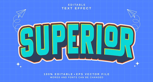 Efekt stylu tekstu edytowalnego Temat stylu tekstu wyższej klasy