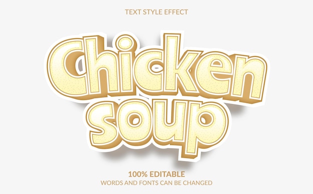 Efekt Stylu Tekstu Komiksowego Styl Tekstu Zupy Z Kurczaka