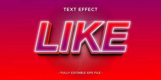 Efekt stylu tekstu LIKE