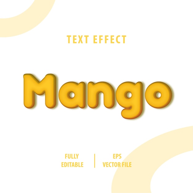 Efekt Stylu Tekstu Mango