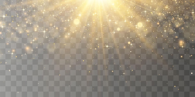 Efekt świateł bokeh wyizolowany na tle png