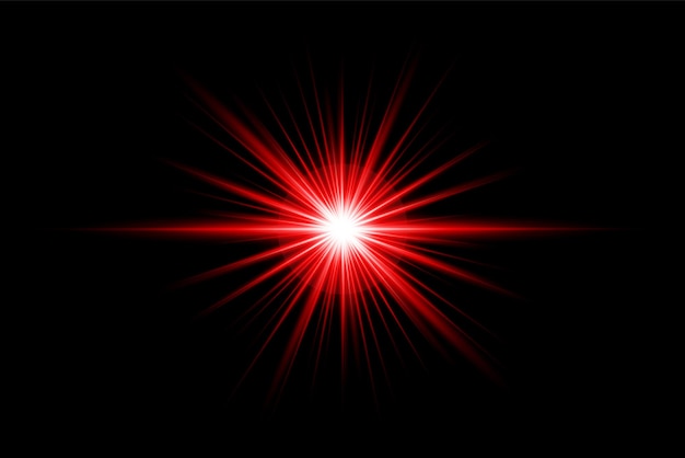 Efekt świetlny przezroczysty pakiet Vector Custom Flare Flare