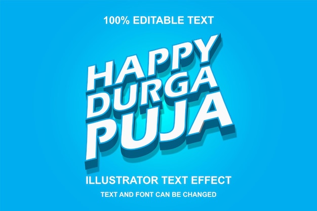 Efekt Tekstowy 3d Durga Puja