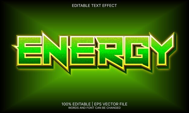 Efekt tekstowy energii