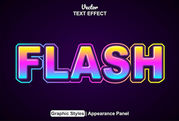 Efekt Tekstowy Flash Ze Stylem Graficznym I Możliwością Edycji
