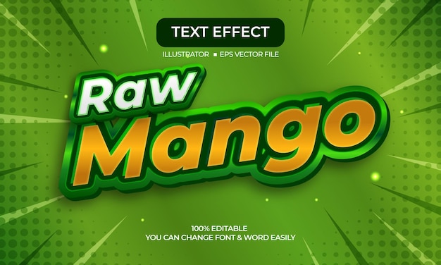 Efekt Tekstowy Mango