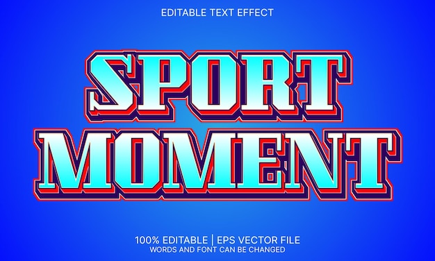 Efekt Tekstowy Momentu Sportowego
