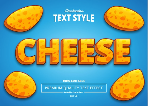 Efekt Tekstowy Programu Cheese Illustrator