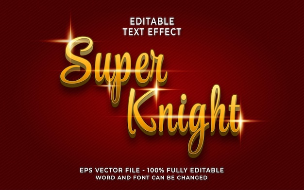 Efekt Tekstowy Super Knight