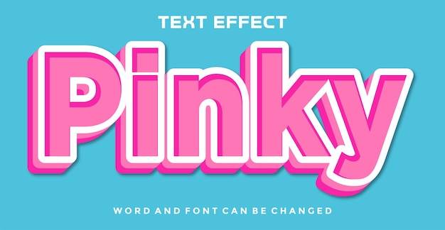 Efekt tekstu edytowanego przez Pinky