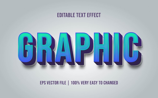 Efekt Tekstu Graficznego Edytowalny Styl Czcionki