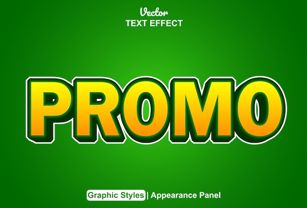 Efekt tekstu promocyjnego z pomarańczowym stylem graficznym i możliwością edycji
