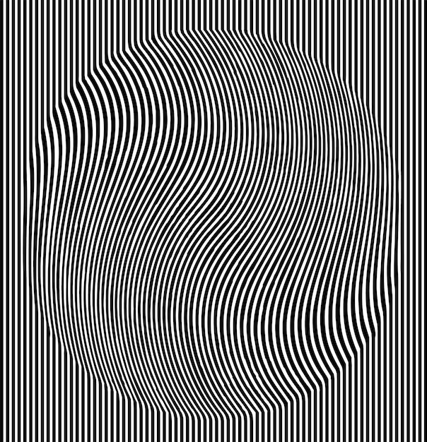 Efekt Złudzenia Optycznego Płytka Geometryczna W Stylu Pop-artu Menfis Wektorowa Iluzoryczna Tekstura Tła Futurystyczny Element Projektu Technologicznego