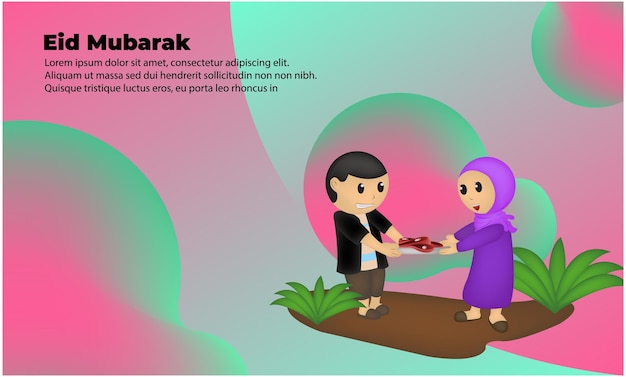 eid al adha ilustracja islamska