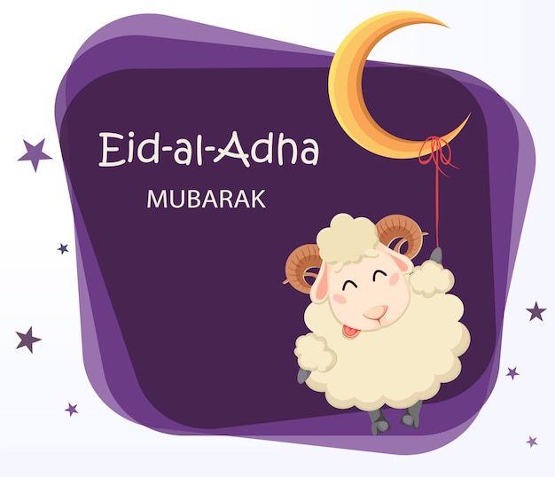 Eid Al Adha Mubarak Z życzeniami