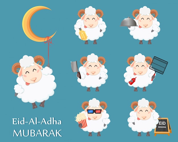 Eid Al Adha Mubarak Z życzeniami