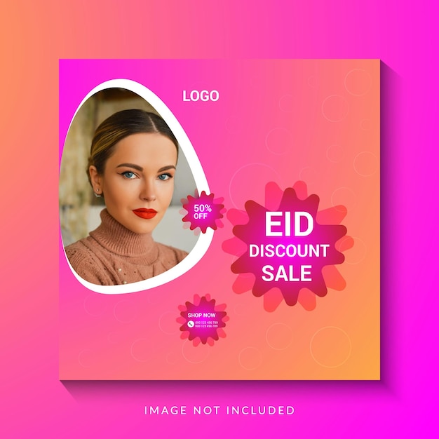 Eid Mega Sprzedaż Szablon Postu Na Instagramie