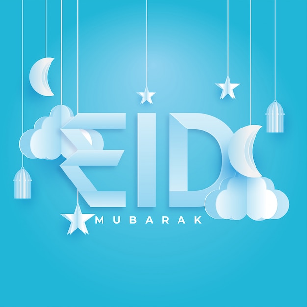 Eid Mubarak Concept.