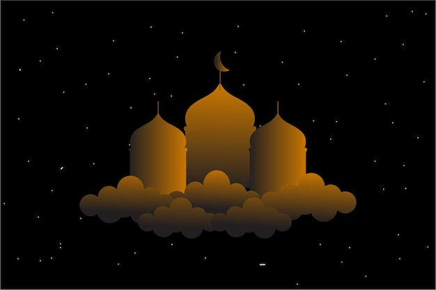Eid Mubarak I Ramadan Kareem Tło
