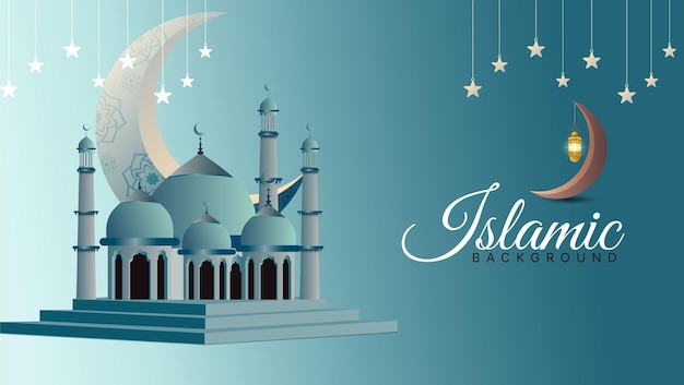 Eid Mubarak islamskie tło