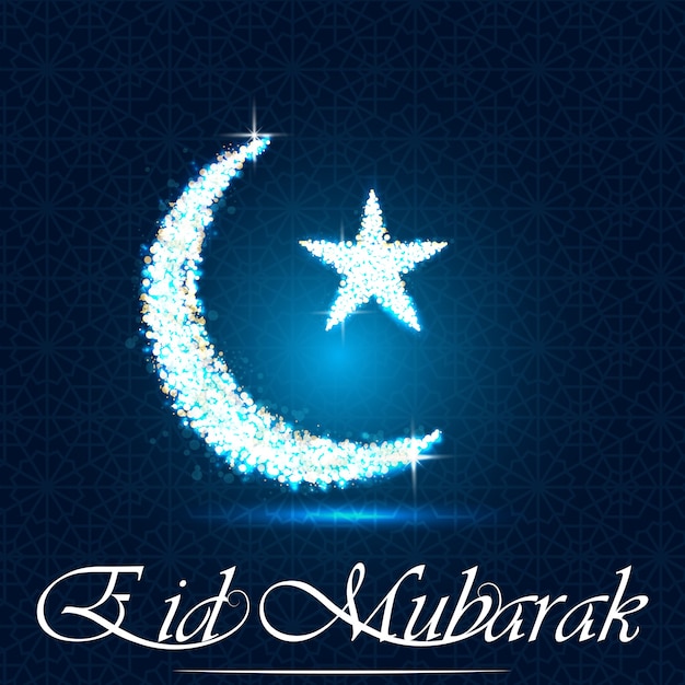 Eid Mubarak Pozdrowienia Tła