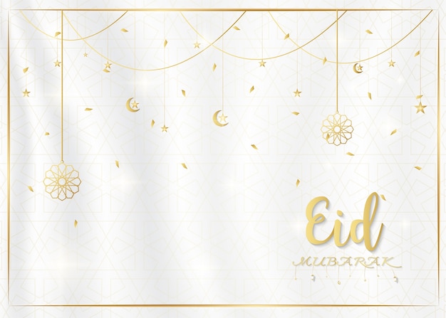 Eid Mubarak tło, pojęcie premium.