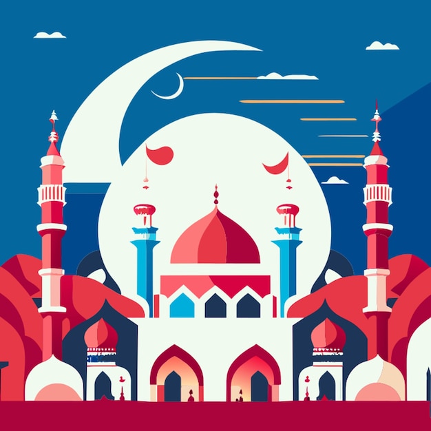 Eid Ul Azha Plakat Ilustracja Wektorowa