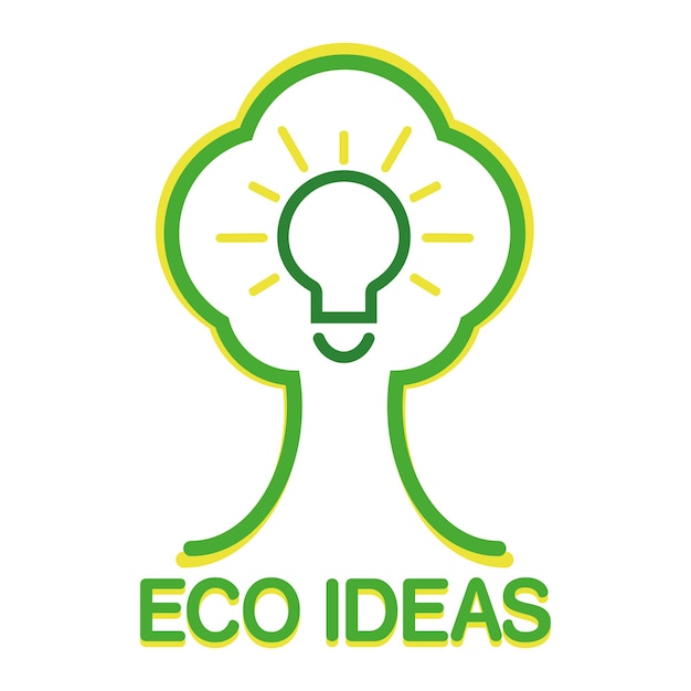 Eko Pomysły Fajne Minimalistyczne Logo