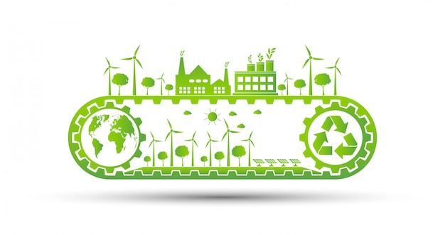 Ekologia Koncepcja Oszczędzania Sprzętu I Zrównoważony Rozwój Energii