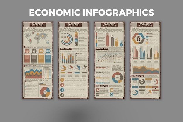 Ekonomiczny Szablon Infografiki