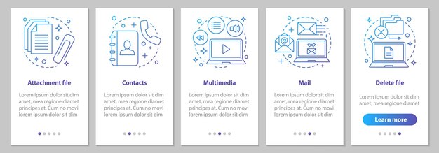 Ekran strony aplikacji mobilnej z cyfrowym oprogramowaniem do dołączania z liniowym c