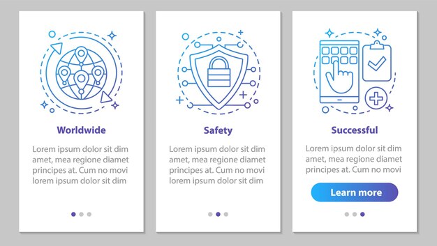 Ekran strony internetowej aplikacji mobilnej do dostarczania i handlu z linią